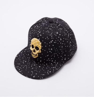 Hip hop safety hard hat custom skull caps glitter ponytail caps wholesale - Byairvana