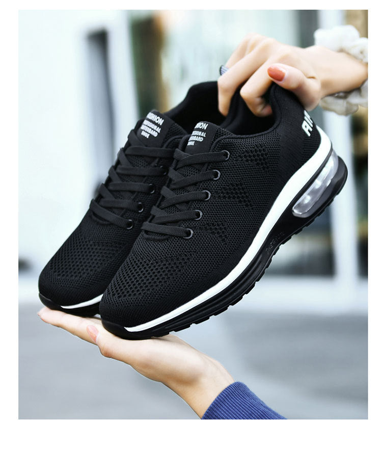 Flying Woven Air Cushion Casual Sports  Platform Womens Travel Shoes - Byairvana