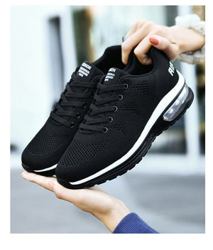 Flying Woven Air Cushion Casual Sports  Platform Womens Travel Shoes - Byairvana