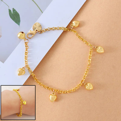 New Simple And Versatile Women Heart Charms Bracelet Women & Teen Girls Jewelry Fashion Jewelry - Byairvana