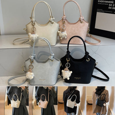 Sweet Style Zipper PU Square Women's Shoulder Crossbody Bag Solid Color Popular Commuting Fashion Small Square Bags - Byairvana