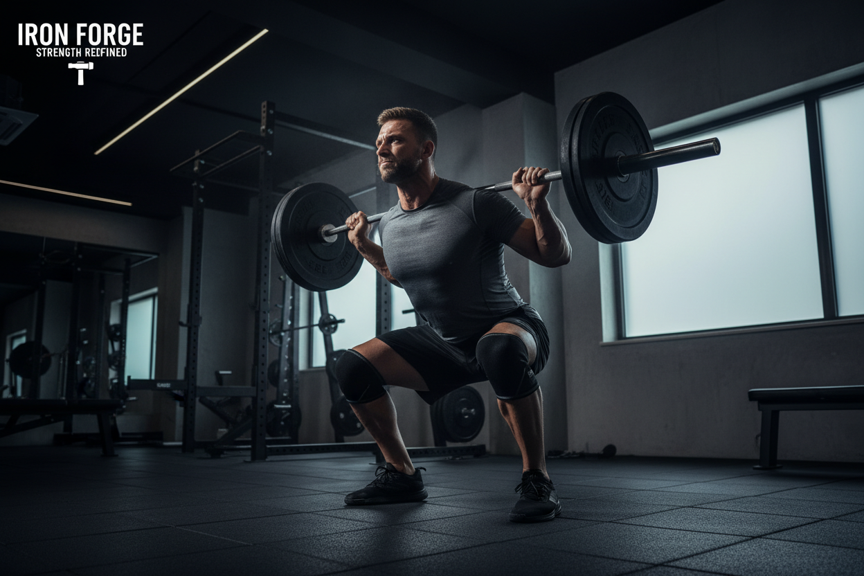 fitness afbeelding met mens die aan het trainen is mooie donkere kleure profsioneel